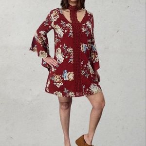 ENTRO Boho Tunic Dress ~ NWT